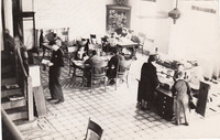 009. Patrons inside the Fairfield, Iowa Public Library in 1939