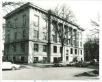 Southeast view of Gilmore Hall, the University of Iowa, between 1953 and 1954