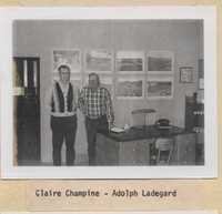 Claire Champine and Adolph Ladegard in the Office.