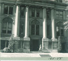 South entrance of Hall of Liberal Arts (now Schaeffer Hall), The University of Iowa, 1930s?