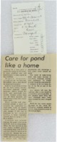 1971 - Care for Farm Pond Like a Home
