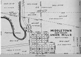 Union Mills, IA, 1913 map; Union Township; Mahaska County; Iowa