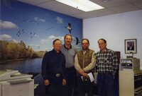 1999 Commissioner Frank Hedges,  Assistant Commissioner Brad Weiss, and Commissioners Jeff Bergman and Todd Heckenberg