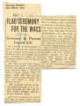 Flag ceremony for the WACs