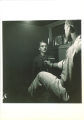 Man being tested with machine, The University of Iowa, 1955