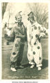 Students in clown costume for Mecca Day, The University of Iowa, 1916