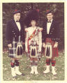 Scottish Highlander drum major Barbara Brewer, The University of Iowa, 1967