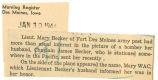 Lieut. Mary Becker