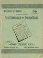 Iowa Seed Company Catalog 1895 Second Edition