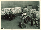 Mural studio, The University of Iowa, 1940
