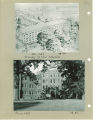 Hillcrest Residence Hall central section and proposed new addition, the University of Iowa, 1954-1955
