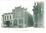 Extension Division on 8-10 North Clinton Street next to Unity Hall (right), The University of Iowa, 1920s