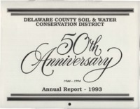 Delaware County Soil Conservation District Calendar & Annual Report - 1993