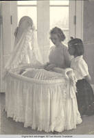 Frindy, Vidie and Baby Betsy Burden in White house sun porch