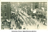 Fraternal Order of Eagles in parade, The University of Iowa, 1915