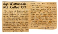 1963 - Big Wyacondah not called off