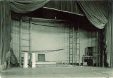Theater stage without a set, The University of Iowa, 1930s
