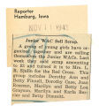 Junior WAC sell scrap