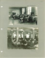 Students studying at tables in Macbride Hall, the University of Iowa, 1920s