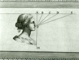 Illustration of a woman's profile, 1975