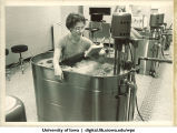 Hydrotherapy tub, The University of Iowa, 1970s