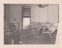 008. Reading area inside the Fairfield, Iowa Public Library