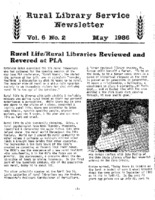 Rural Library Service Newsletter