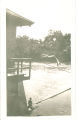 Swimming near the Hydroelectric Plant, the University of Iowa, 1920s?