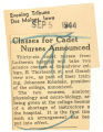 Classes for cadet nurses announced