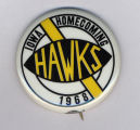 Homecoming badge, October 12, 1968