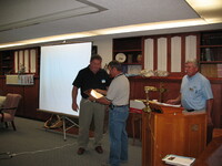 2007 Jack Strawhacker receives soil conservation award