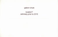 Gabion chute 