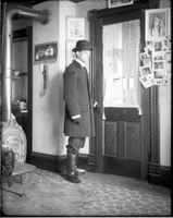 UP560 Man at door (E.W. Hanson)