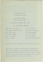 Newspaper Publicity of the Des Moines Women's Club; The Register & Leader Jan. 1915 - May 1920.  Club History Committee 1943 - 1944
