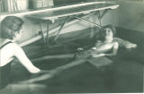 Children's Hospital, child having physical therapy in water, The University of Iowa, June 24, 1937