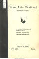 Fine Arts Festival, University of Iowa, July 14-18, 1940