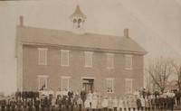 Garnavillo "Brick" School - view 1