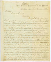 30. Gen. Samuel R. Curtis to Lincoln on cotton speculation charges against Curtis