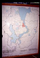 Iowa Great Lakes Watershed Area Map.