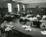 View of Bookends Reading Room (Periodical Reading Room), 1962