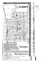 1871 Map - Albion, Iowa
