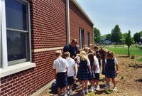  Notre Dame Elementary School Students and Butterfly Garden