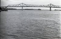 Railroad Bridge Over the Mississippi River in Burlington, Iowa