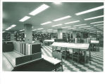 Main Library periodicals area, the University of Iowa, April 1970