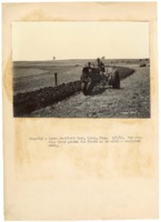1938 - The contour fence guides the farmer as he plows a contoured strip