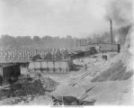 Flint Brick Company clay pit, Des Moines, Iowa, late 1890s or early 1900s