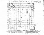 Iowa land survey map of t092n, r034w