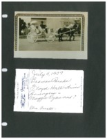 Photograph of parade entry, 1927 in Beaman, Iowa