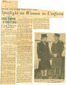 Spotlight on women in uniform