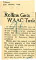 Rollins gets WAAC task